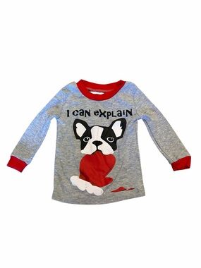 Kidgets “I Can Explain” Dog Christmas Pajama Top Size 12 Months